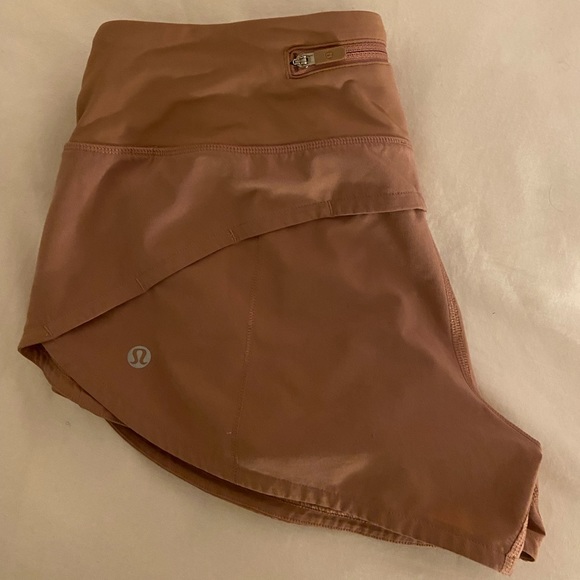 Brownish-pink Lululemon shorts - Picture 2 of 5